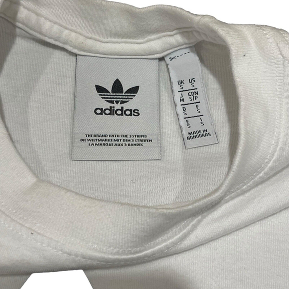 Adidias | NYC Men's T-Shirt Short Sleeve Crew Neck Shirt Top Tee White Small EUC - Picture 4 of 5